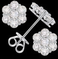 8MM PAR DE BRINCOS CLUSTER